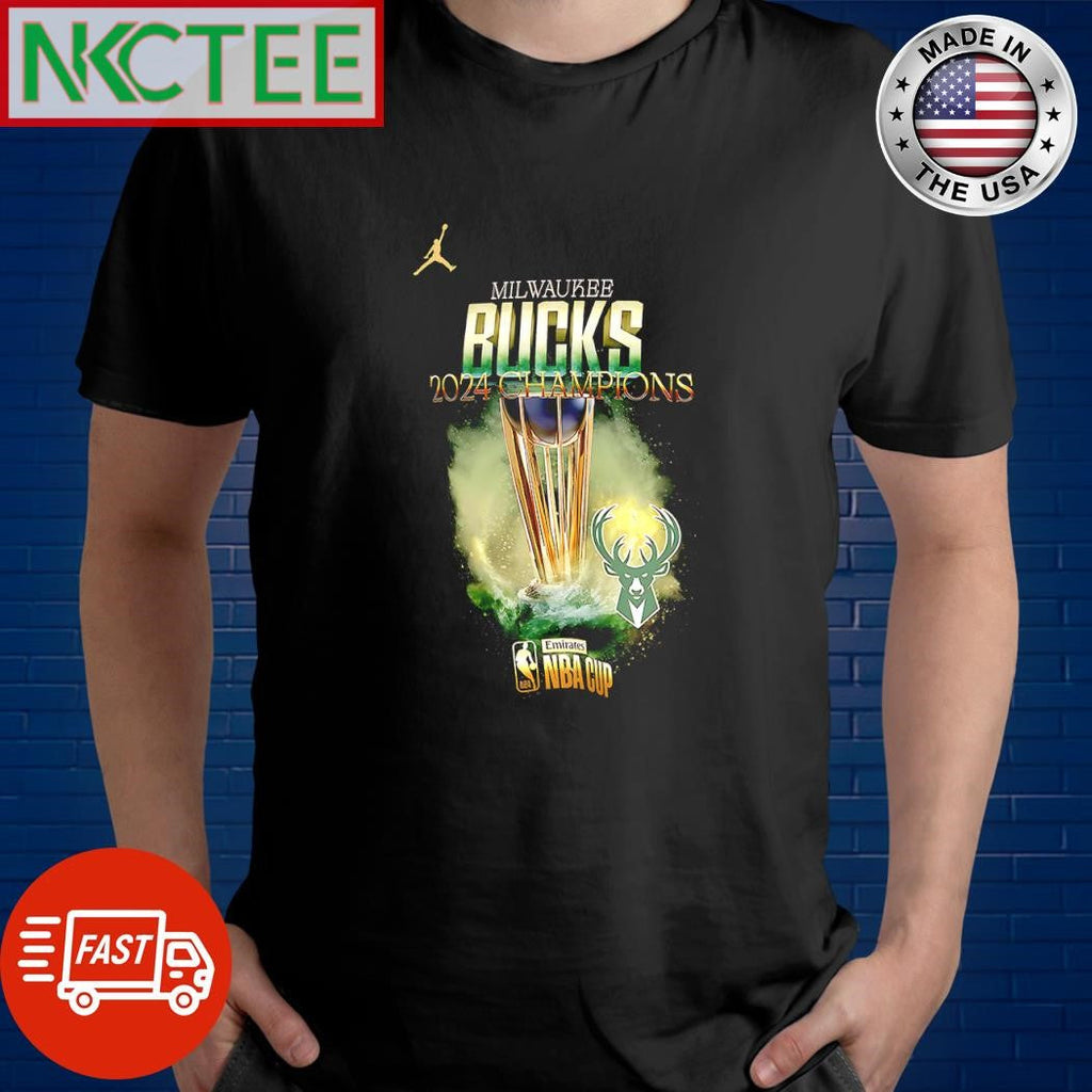 Official Milwaukee Bucks 2024 Champions cup Emirates NBA Cup shirt Unisex T-shirt, Sweatshirt, Hoodie, Long Sleeve Tee - T-Shirt, Sweatshirt, Hoodie