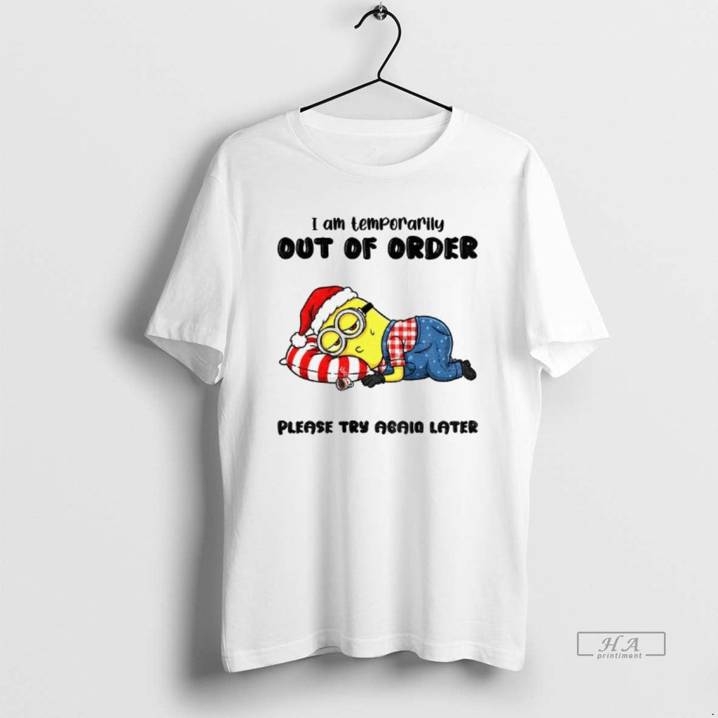 Official Minion Middle Finger I Am Temporarily Out Order Please Try Again Later T-Shirts, Hoodie, Sweatshirt - T-Shirt, Sweatshirt, Hoodie
