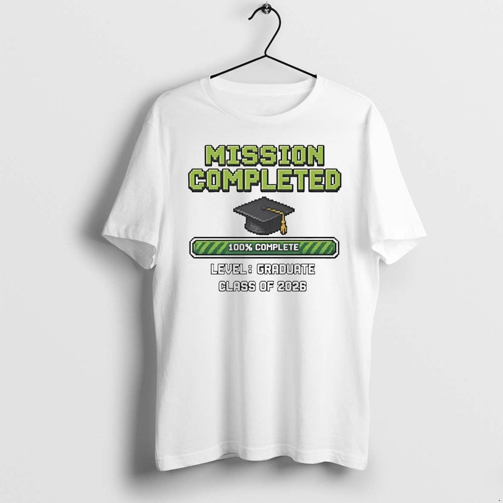 Official Mission Completed Class Of 2026 1 T Shirts Jpg Unisex T-shirt, Sweatshirt, Hoodie, Long Sleeve Tee - T-Shirt, Sweatshirt, Hoodie