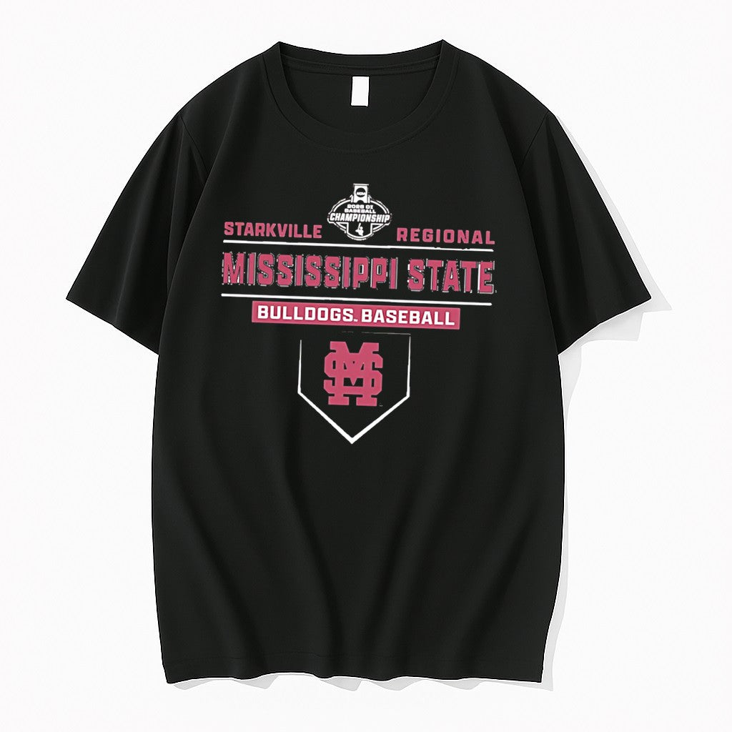 Official Mississippi State Bulldogs Baseball Starkville Regional 2026 Tee T Shirts Unisex T-shirt, Sweatshirt, Hoodie, Long Sleeve Tee - T-Shirt, Sweatshirt, Hoodie