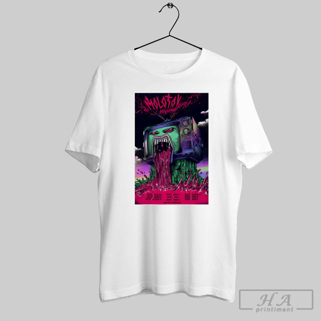 Official Molotov Tour September 2025 Poster Unisex T-shirt, Sweatshirt, Hoodie, Long Sleeve Tee - T-Shirt, Sweatshirt, Hoodie