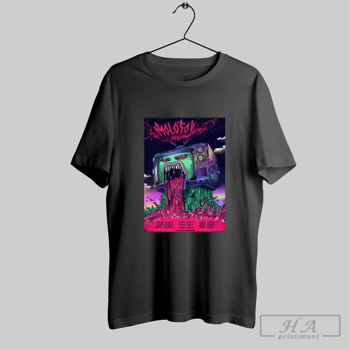 Official Molotov Usa 2025 Tour Unisex T-shirt, Sweatshirt, Hoodie, Long Sleeve Tee - T-Shirt, Sweatshirt, Hoodie