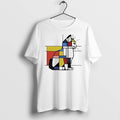 Official Mondrian Style Geometric Cat T Shirts Jpg Unisex T-shirt, Sweatshirt, Hoodie, Long Sleeve Tee - T-Shirt, Sweatshirt, Hoodie