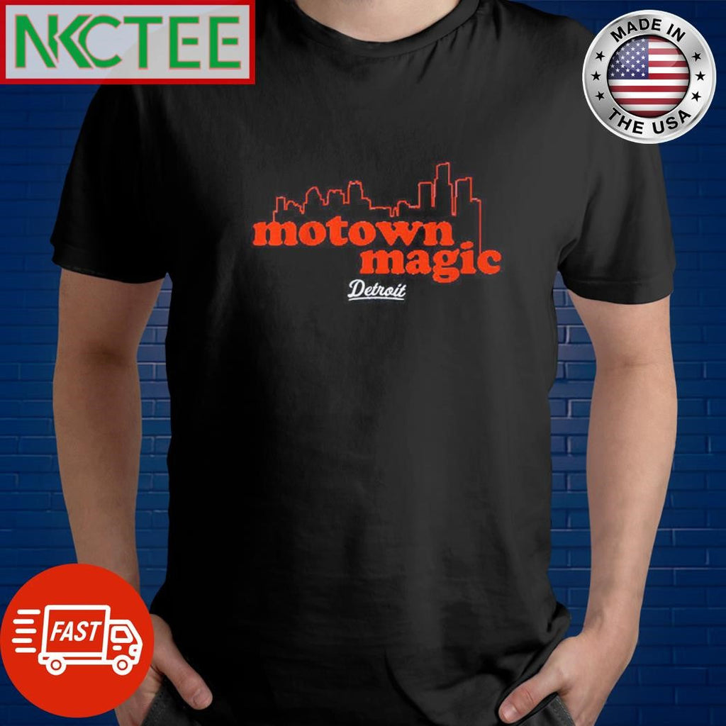 Official Motown Magic Detroit Tigers city shirt Unisex T-shirt, Sweatshirt, Hoodie, Long Sleeve Tee - T-Shirt, Sweatshirt, Hoodie