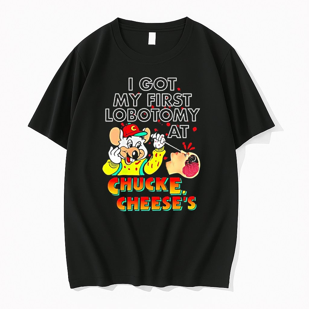 Official Muose I Got My First Lobotomy At Chucke Cheeses T Shirts Jpg Unisex T-shirt, Sweatshirt, Hoodie, Long Sleeve Tee - T-Shirt, Sweatshirt, Hoodie