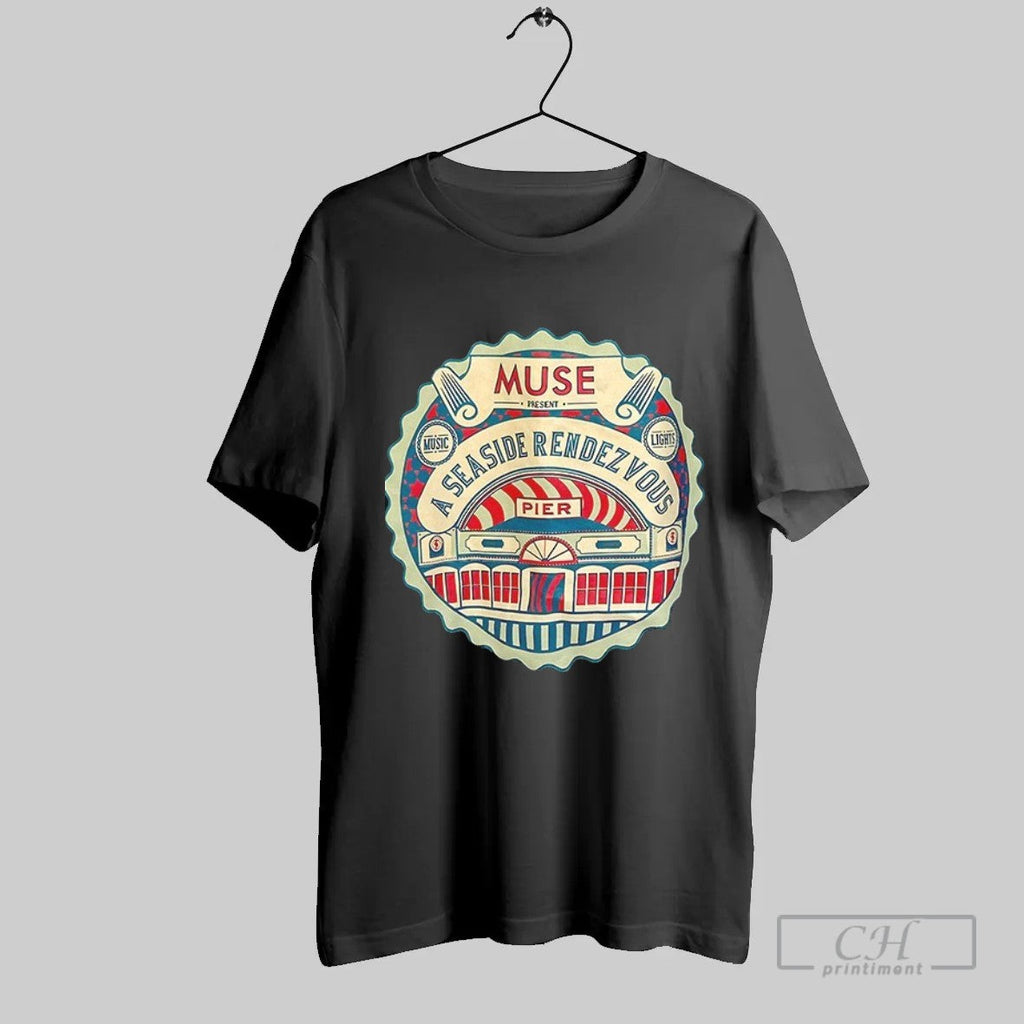 Official Muse Present A Seaside Rendez Vous T Shirt Unisex T-shirt, Sweatshirt, Hoodie, Long Sleeve Tee - T-Shirt, Sweatshirt, Hoodie
