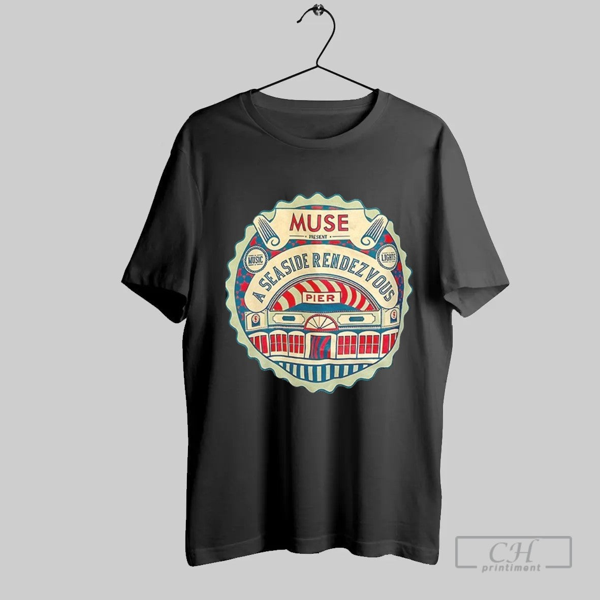 Official Muse Present A Seaside Rendez Vous T Shirt Unisex T-shirt, Sweatshirt, Hoodie, Long Sleeve Tee - T-Shirt, Sweatshirt, Hoodie