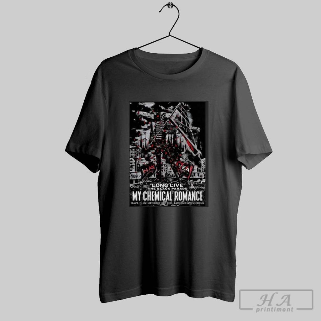 Official My Chemical Romance September 13 2025 In Tampa Fl Unisex T-shirt, Sweatshirt, Hoodie, Long Sleeve Tee - T-Shirt, Sweatshirt, Hoodie