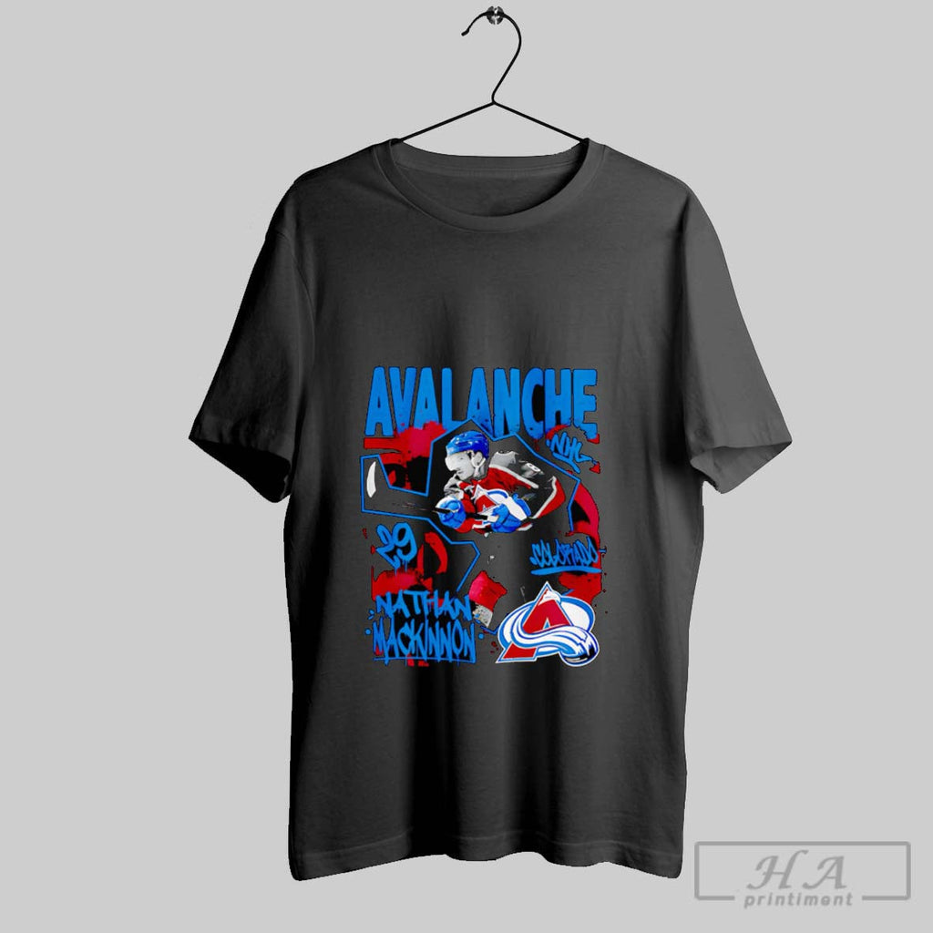Official Nathan Mackinnon Colorado Avalanche Reel Graphic Unisex T-shirt, Sweatshirt, Hoodie, Long Sleeve Tee - T-Shirt, Sweatshirt, Hoodie