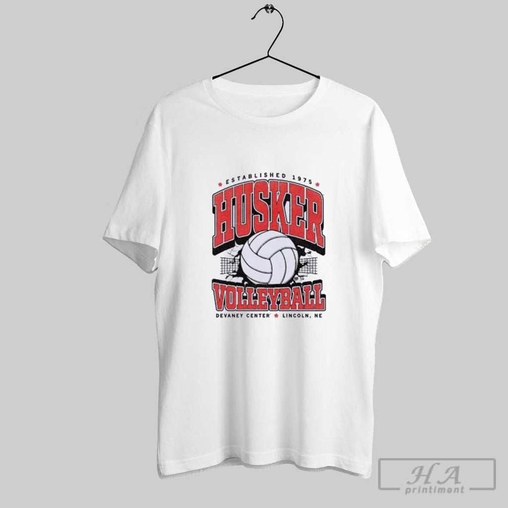 Official Nebraska Husker Volleyball Max Collegiate Shirt Unisex T-shirt, Sweatshirt, Hoodie, Long Sleeve Tee - T-Shirt, Sweatshirt, Hoodie