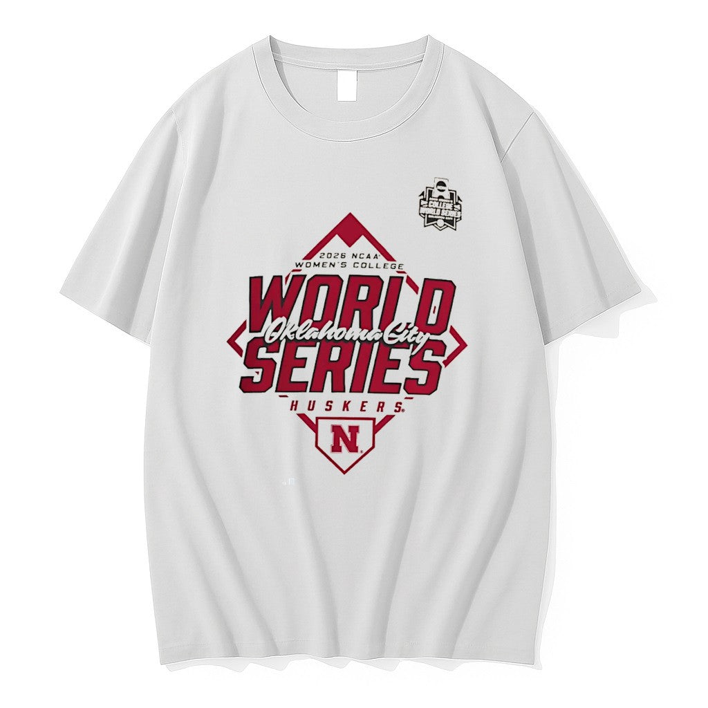 Official Nebraska Huskers 2026 Ncaa Womens College World Series Oklahoma City Tee T Shirts - T-Shirt, Sweatshirt, Hoodie