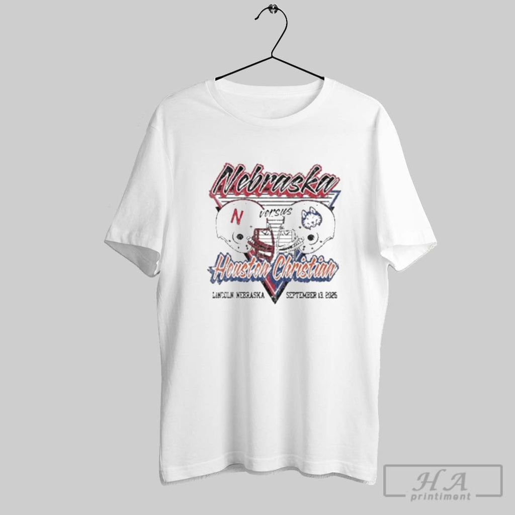 Official Nebraska Vs Houston Christian Gameday September 13 2025 Unisex T-shirt, Sweatshirt, Hoodie, Long Sleeve Tee - T-Shirt, Sweatshirt, Hoodie