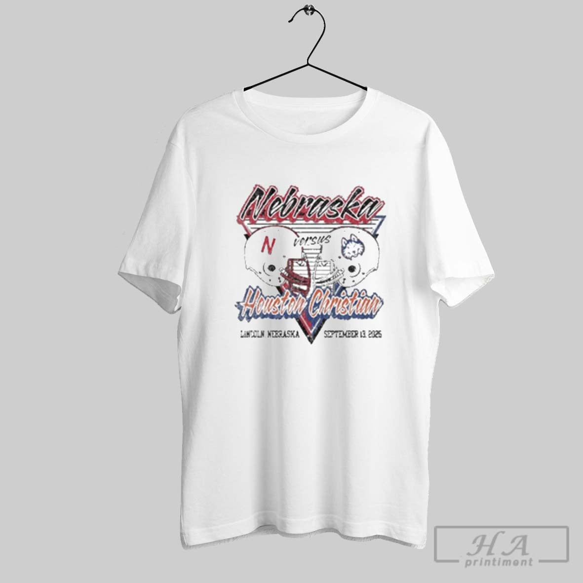 Official Nebraska Vs Houston Christian Gameday September 13 2025 Unisex T-shirt, Sweatshirt, Hoodie, Long Sleeve Tee - T-Shirt, Sweatshirt, Hoodie