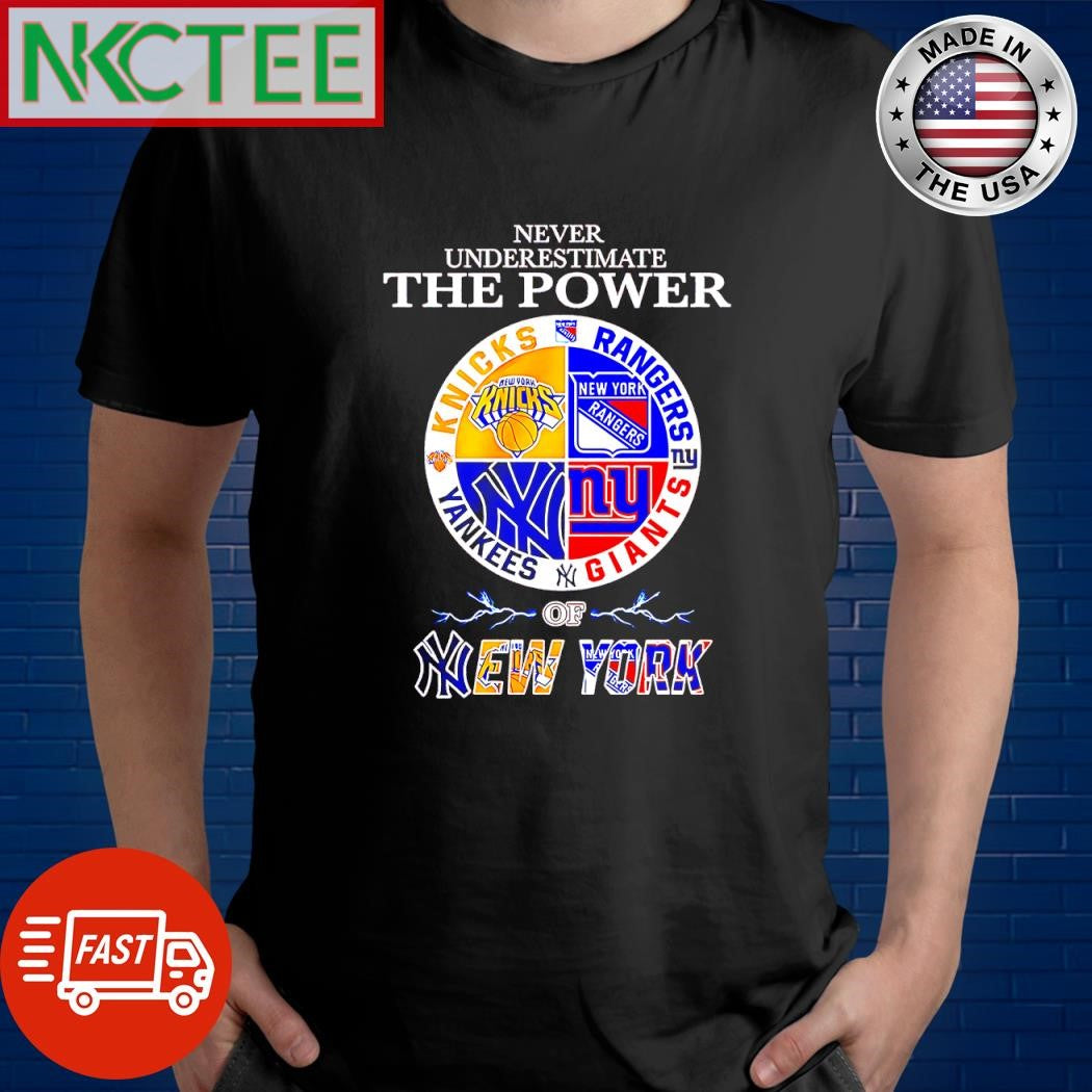Official Never Underestimate The Power circle Of New York logo shirt Unisex T-shirt, Sweatshirt, Hoodie, Long Sleeve Tee - T-Shirt, Sweatshirt, Hoodie