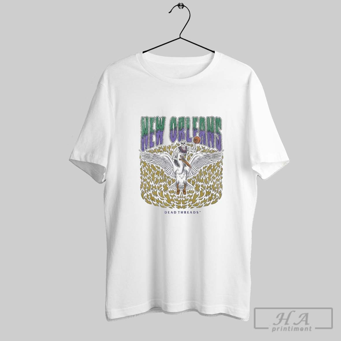 Official New Orleans Pelicans Basketball Dt Skeleton Unisex T-shirt, Sweatshirt, Hoodie, Long Sleeve Tee - T-Shirt, Sweatshirt, Hoodie