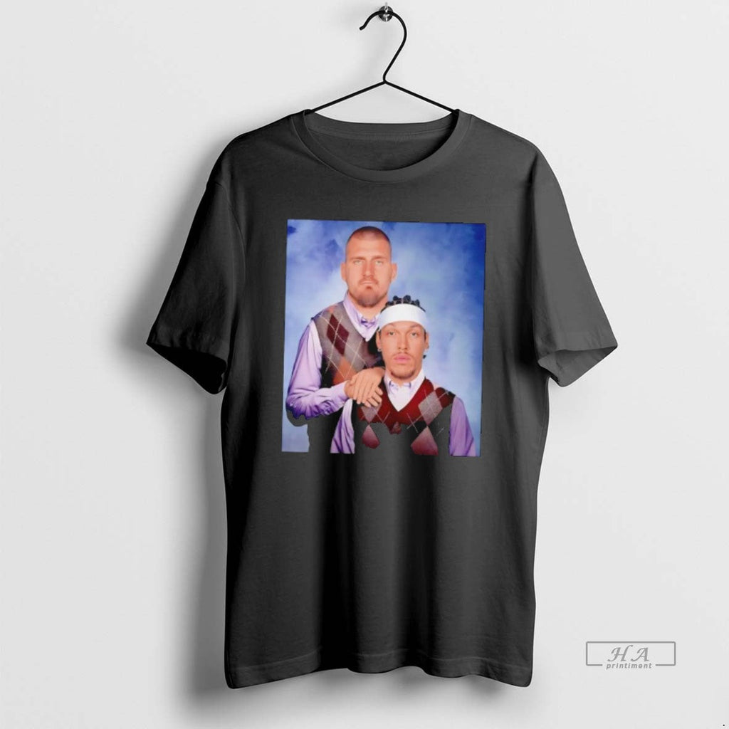 Official Nikola Jokic Aaron Gordon Basketball Vintage Denver Step Brothers T-Shirts, Hoodie, Sweatshirt - T-Shirt, Sweatshirt, Hoodie