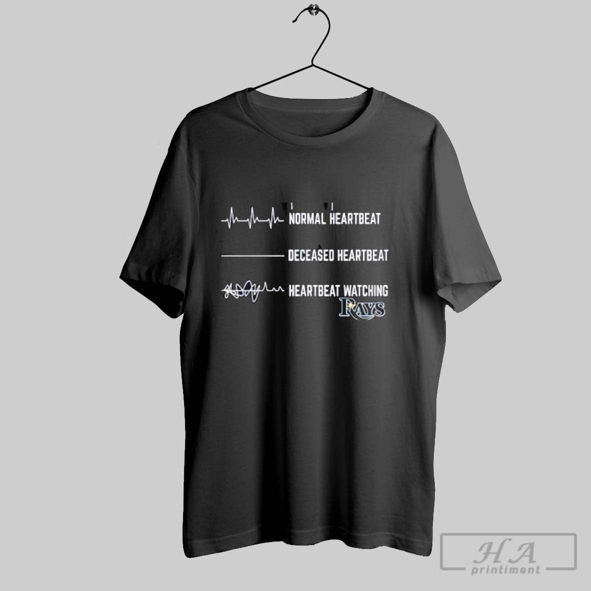 Official Normal Heartbeat Deceased Heartbeat Heartbeat Watching Rays Unisex T-shirt, Sweatshirt, Hoodie, Long Sleeve Tee - T-Shirt, Sweatshirt, Hoodie