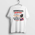Official Norwegian Woman Really Sweet Dont Mess With Me Flag White T Shirts Jpg Unisex T-shirt, Sweatshirt, Hoodie, Long Sleeve Tee - T-Shirt, Sweatshirt, Hoodie