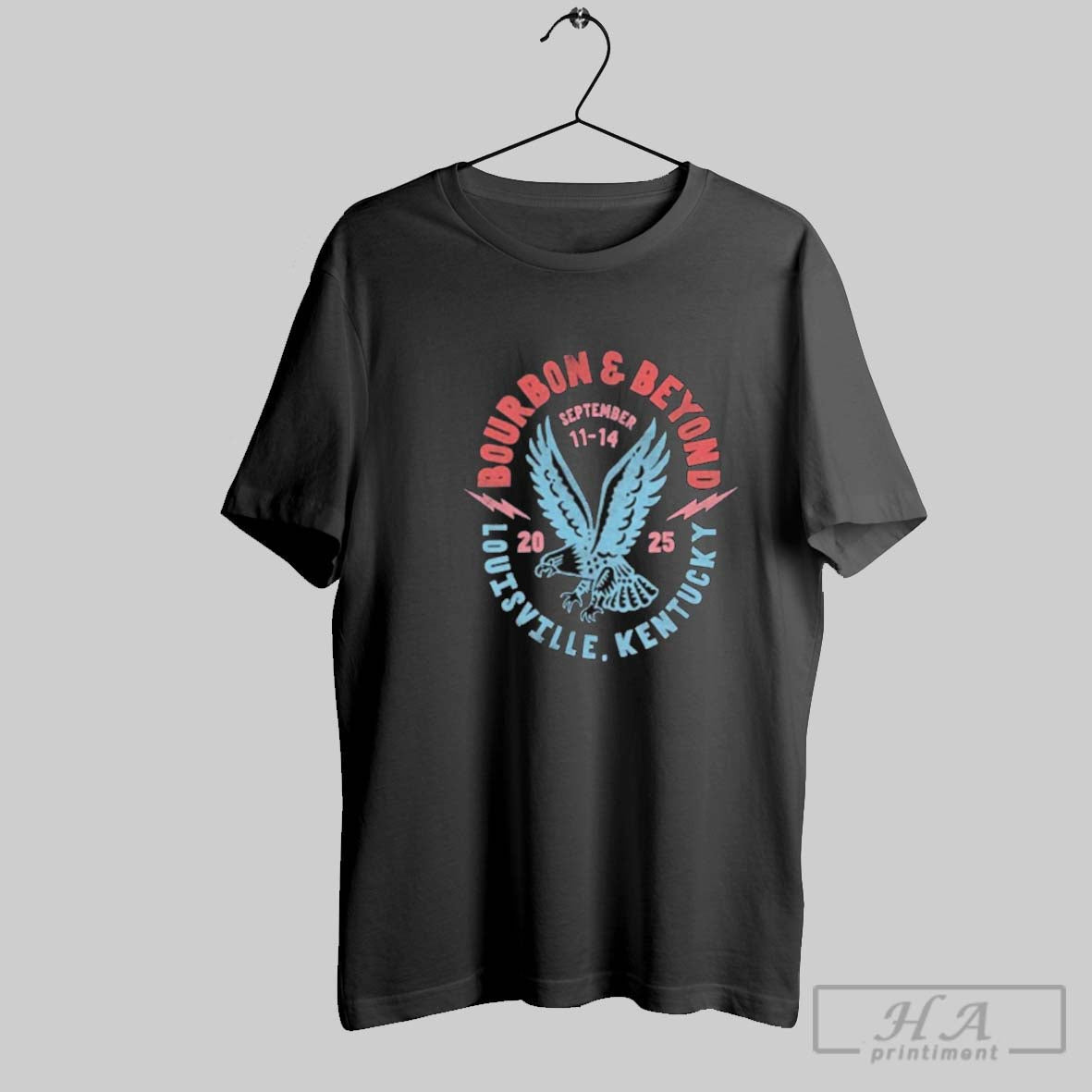 Official Official Bourbon And Beyond September 11 14 2025 Flying Eagle Unisex T-shirt, Sweatshirt, Hoodie, Long Sleeve Tee - T-Shirt, Sweatshirt, Hoodie