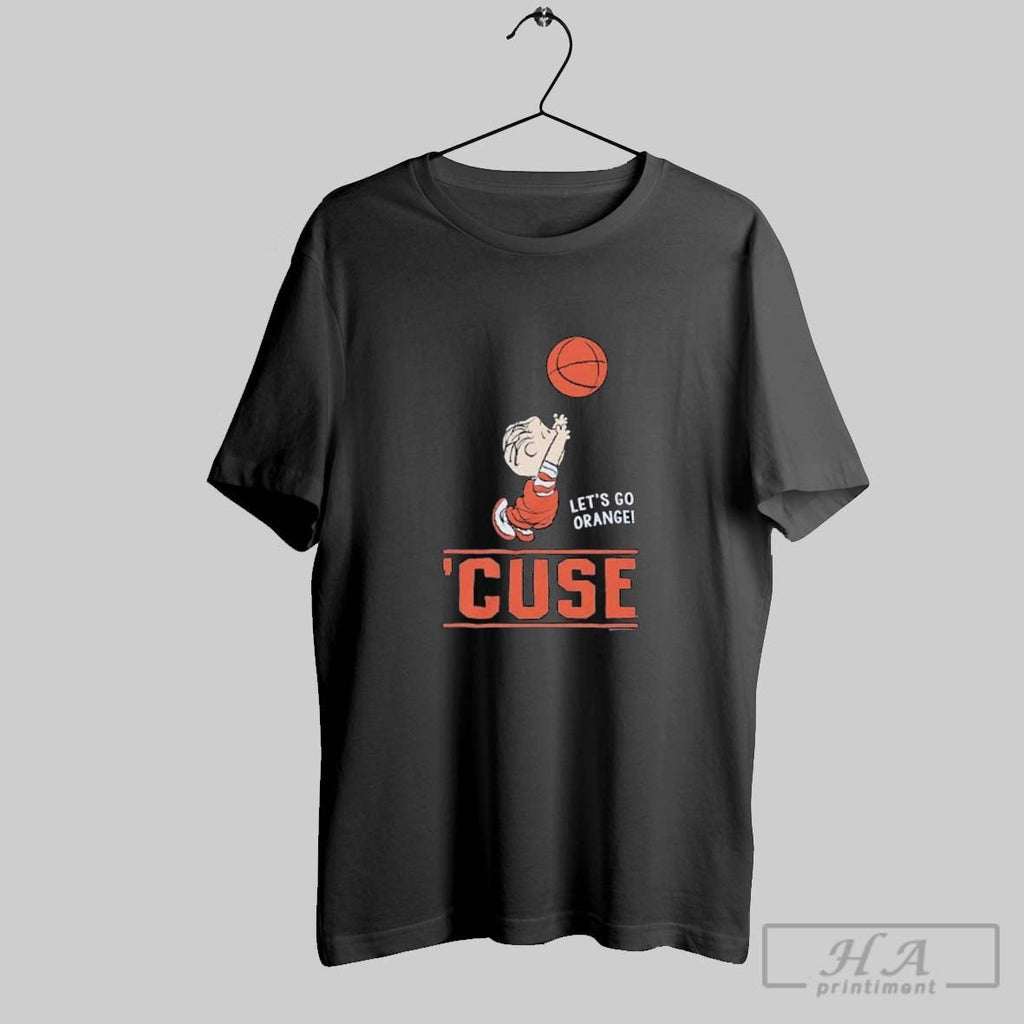 Official Official Peanuts X Syracuse Basketball Lets Go Orange Shirts Unisex T-shirt, Sweatshirt, Hoodie, Long Sleeve Tee - T-Shirt, Sweatshirt, Hoodie