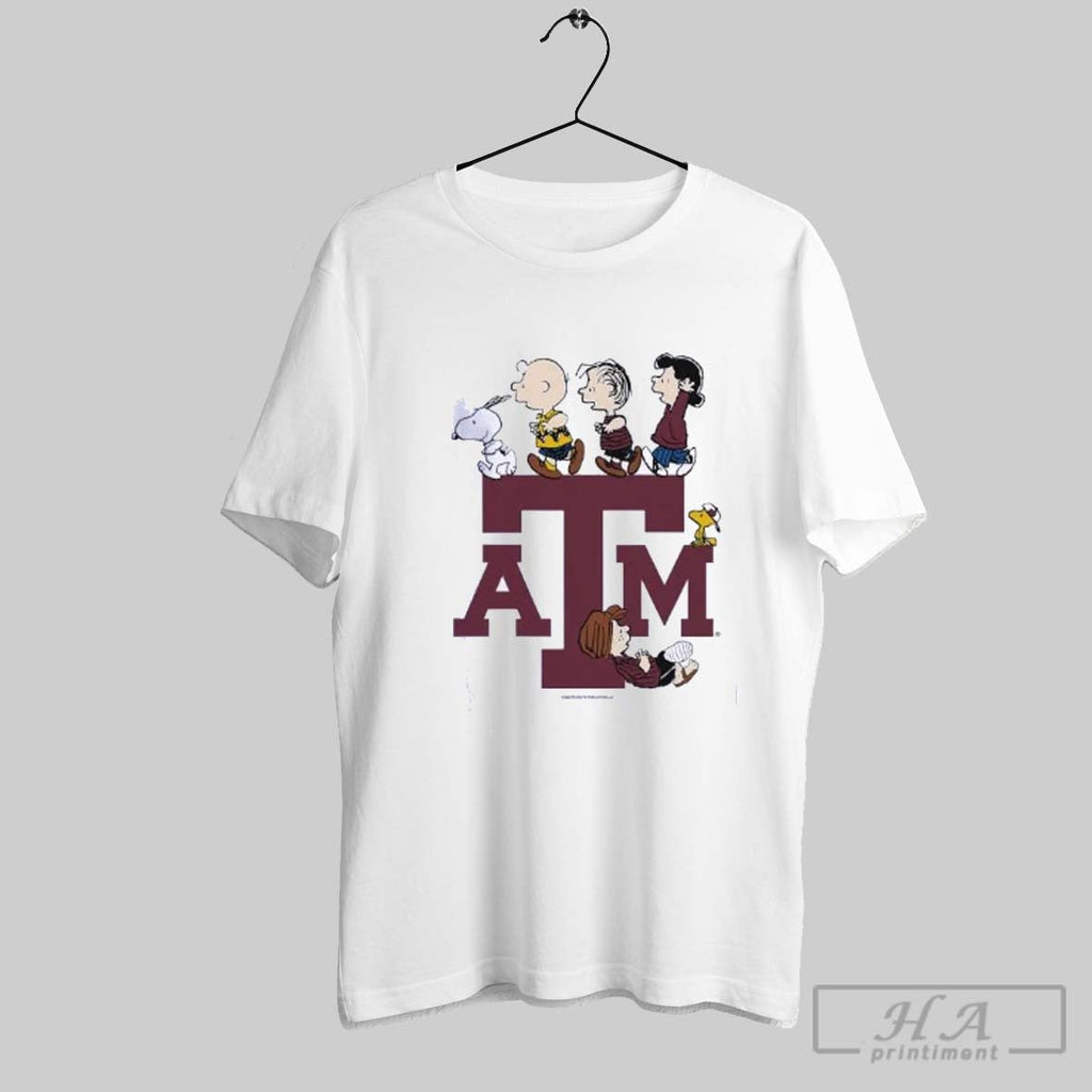Official Official Peanuts X Texas Am The Gang Shirts Unisex T-shirt, Sweatshirt, Hoodie, Long Sleeve Tee - T-Shirt, Sweatshirt, Hoodie