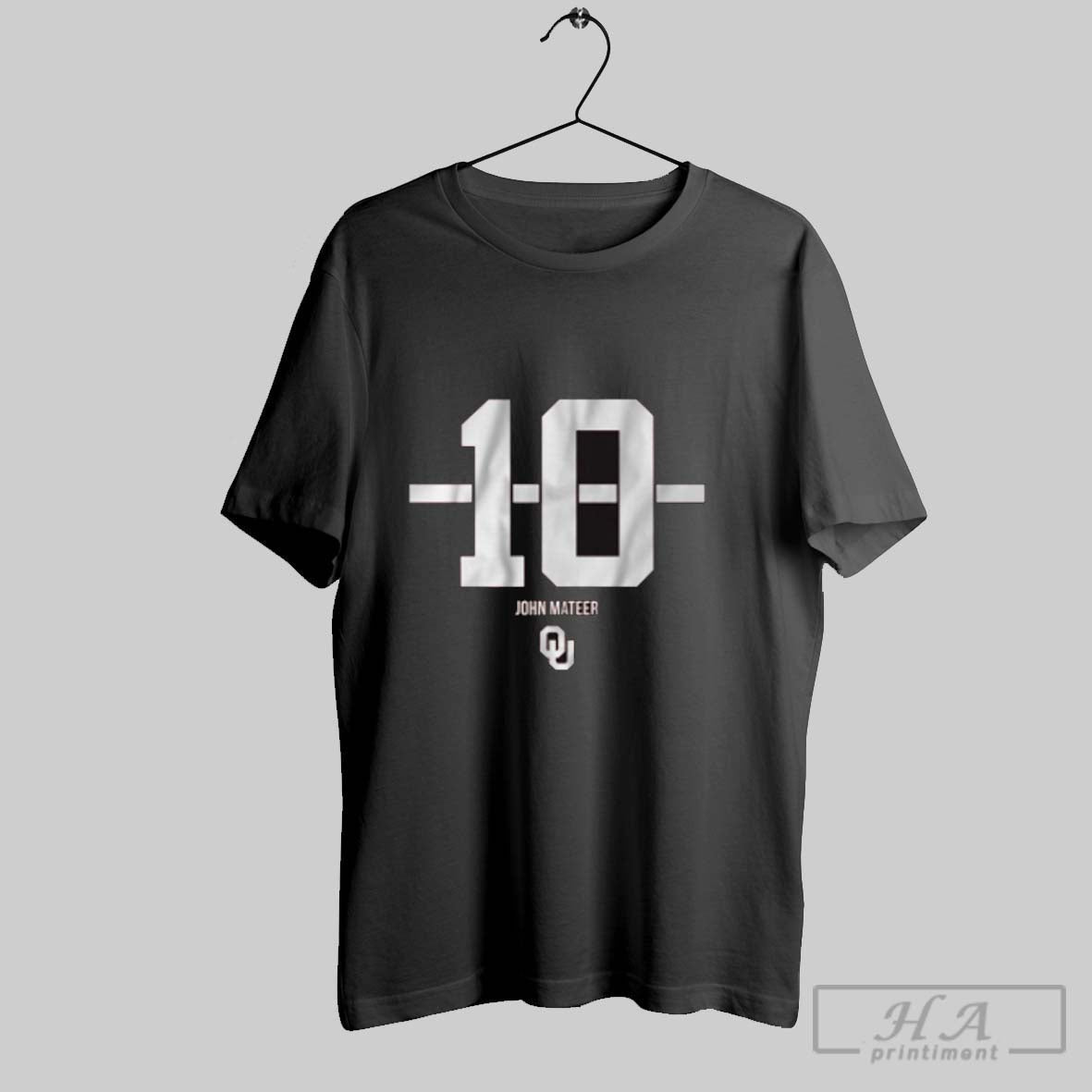Official Oklahoma Sooners Football Ncaa John Mateer 10 Stripe Unisex T-shirt, Sweatshirt, Hoodie, Long Sleeve Tee - T-Shirt, Sweatshirt, Hoodie