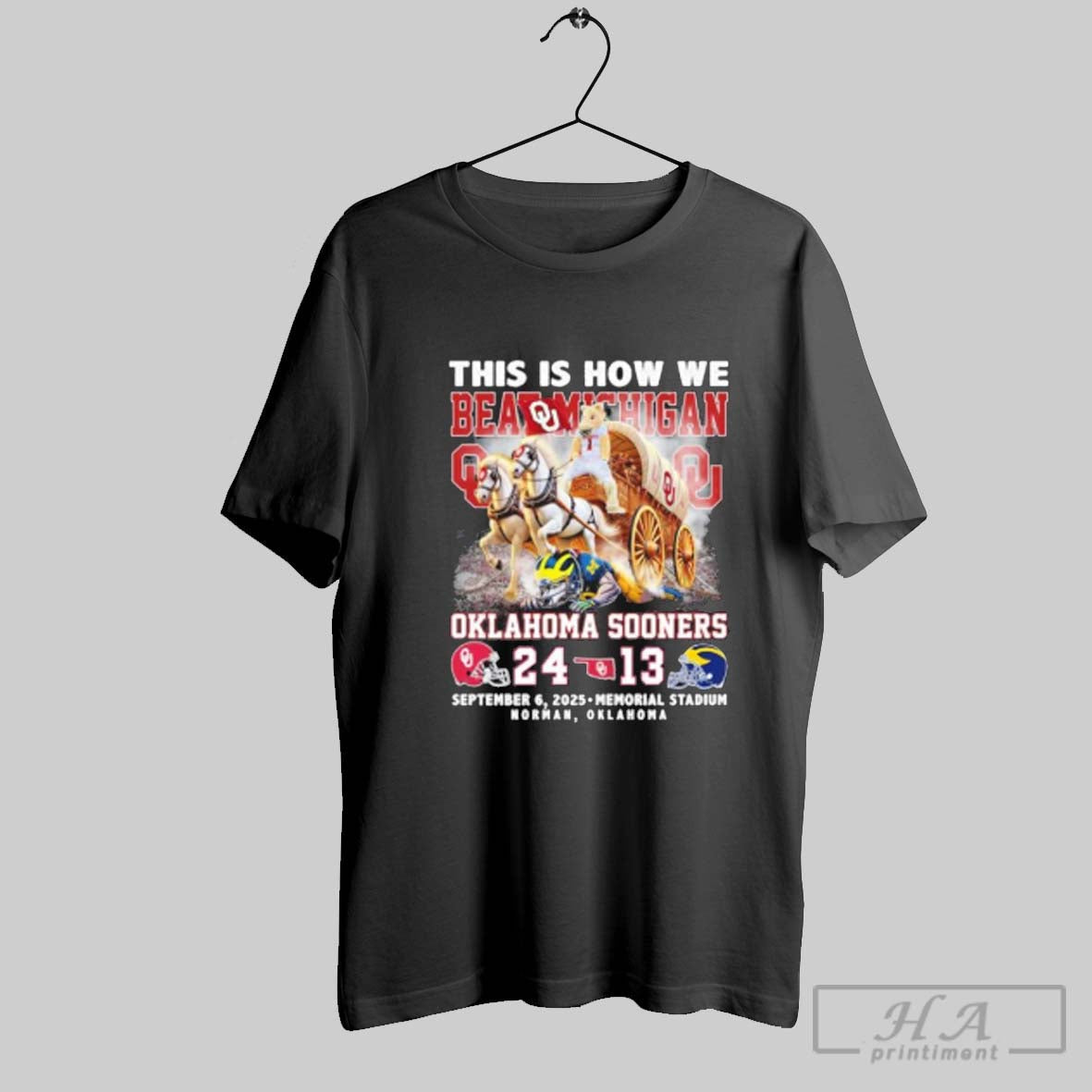 Official Oklahoma Sooners This Is How We Beat Michigan 2025 Final Score Unisex T-shirt, Sweatshirt, Hoodie, Long Sleeve Tee - T-Shirt, Sweatshirt, Hoodie