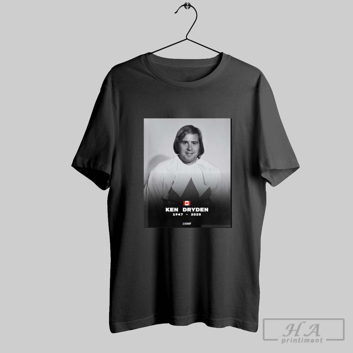 Official One Of Hockeys All Time Greats Rest In Peace Ken Dryden 1947 2025 Poster Unisex T-shirt, Sweatshirt, Hoodie, Long Sleeve Tee - T-Shirt, Sweatshirt, Hoodie