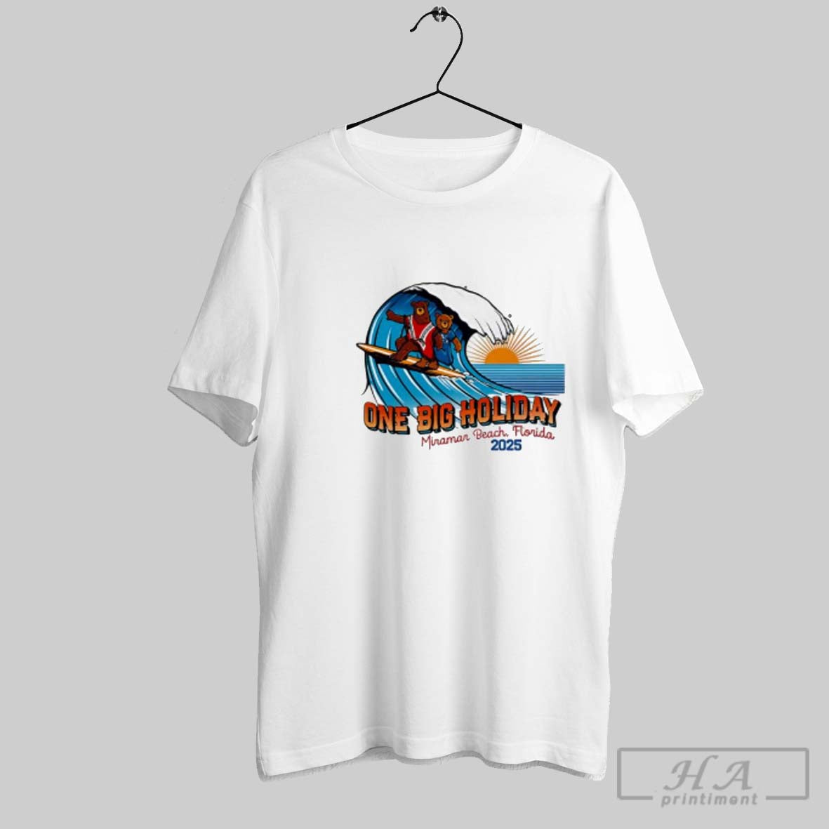 Official One Big Holiday Miramar Beach Florida 2025 Unisex T-shirt, Sweatshirt, Hoodie, Long Sleeve Tee - T-Shirt, Sweatshirt, Hoodie