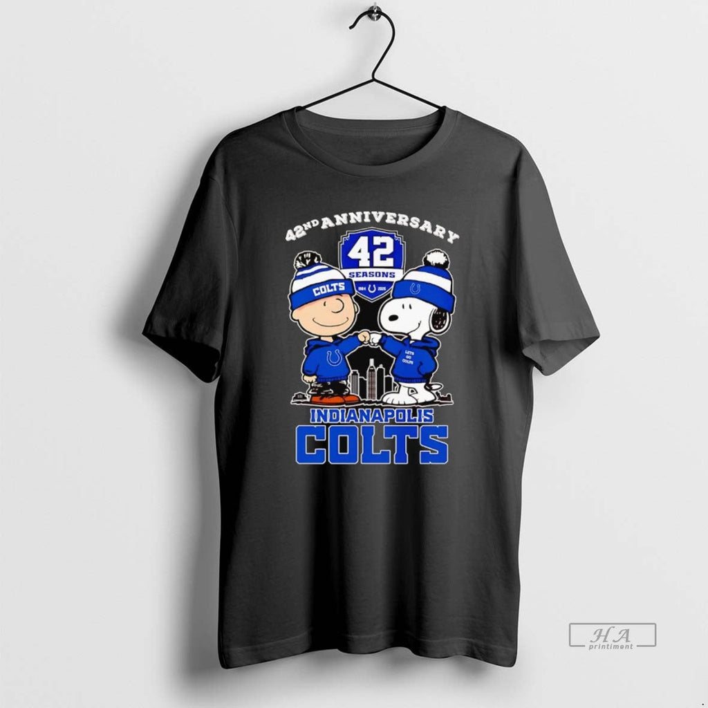 Official Peanuts 42nd Anniversary 1984 2026 Indianapolis Colts T-Shirts, Hoodie, Sweatshirt - T-Shirt, Sweatshirt, Hoodie