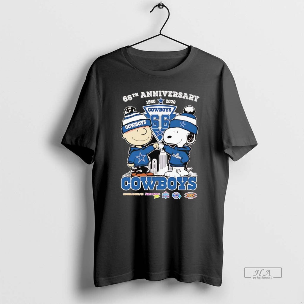 Official Peanuts 66th Anniversary 1960 2026 Dallas Cowboys T-Shirts, Hoodie, Sweatshirt - T-Shirt, Sweatshirt, Hoodie