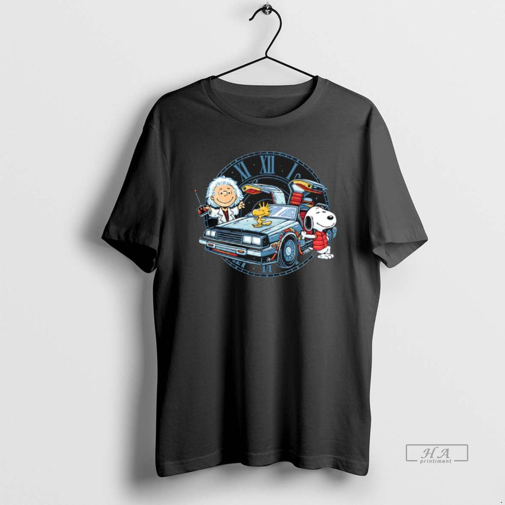 Official Peanuts Characters Back Future Time Travel Buddies T-Shirts, Hoodie, Sweatshirt - T-Shirt, Sweatshirt, Hoodie