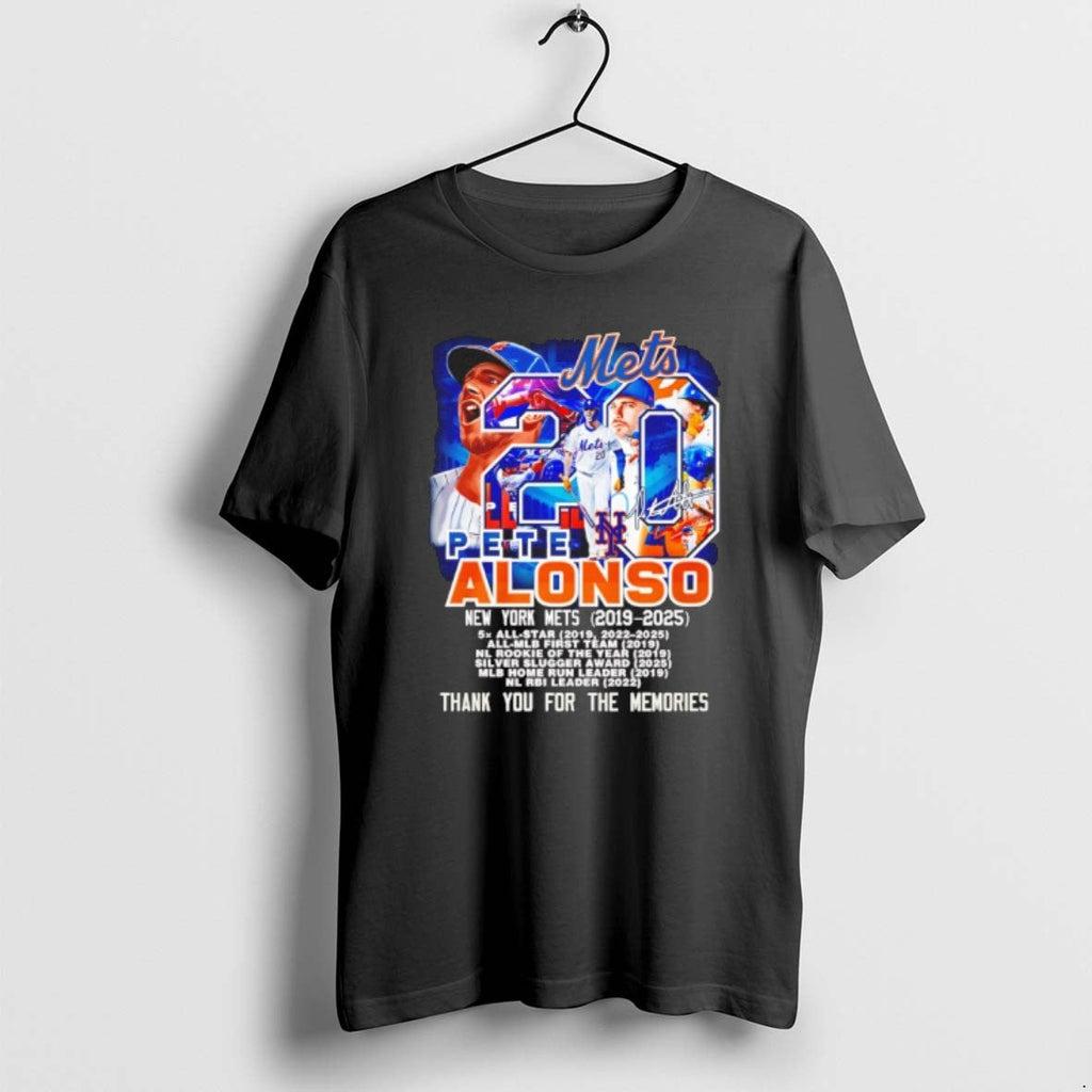 Official Pete Alonso Ny Mets 2019 2025 Thank You Memories T-Shirts, Hoodie, Sweatshirt - T-Shirt, Sweatshirt, Hoodie