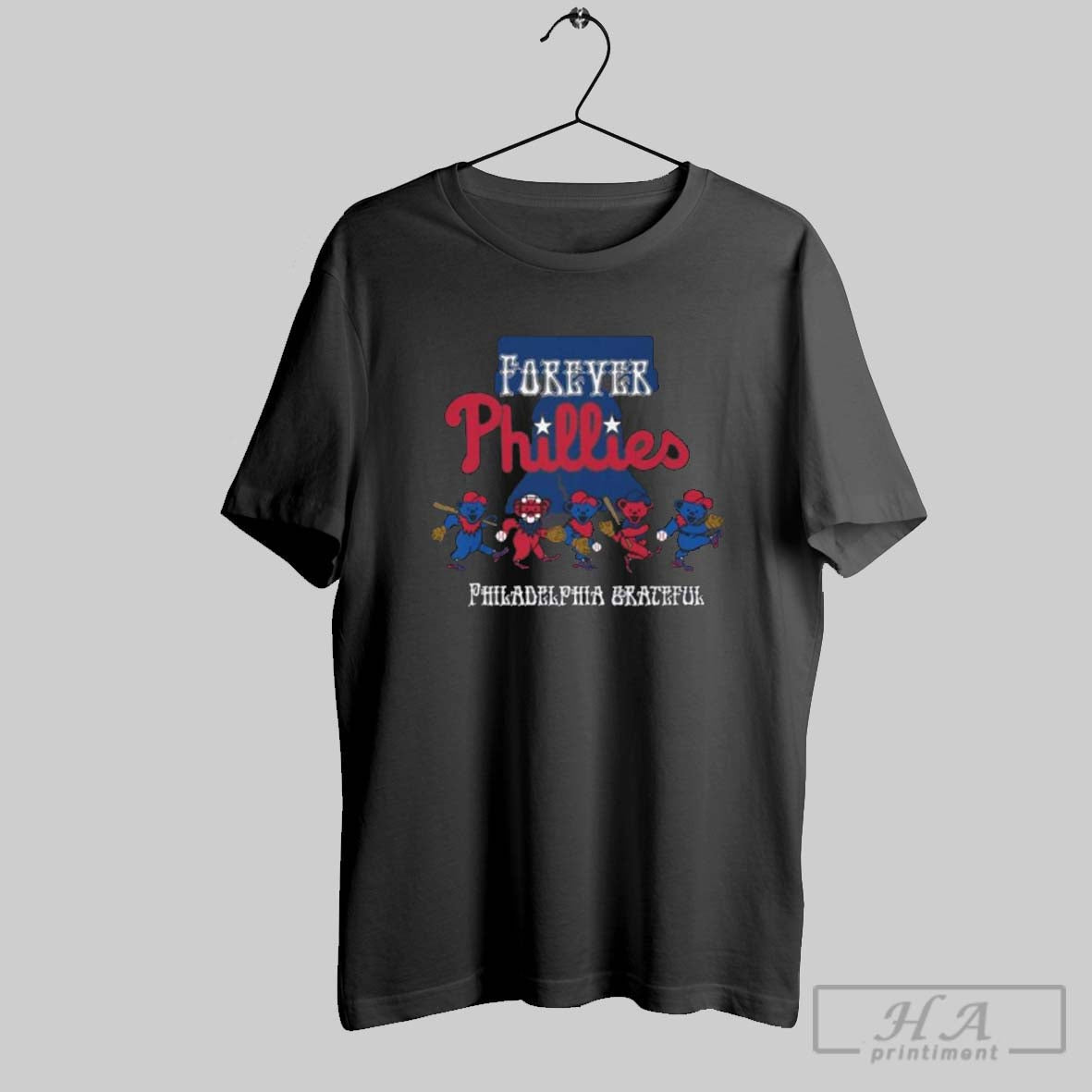 Official Phillies Grateful Dead Dancing Bears Forever Philadelphia Unisex T-shirt, Sweatshirt, Hoodie, Long Sleeve Tee - T-Shirt, Sweatshirt, Hoodie
