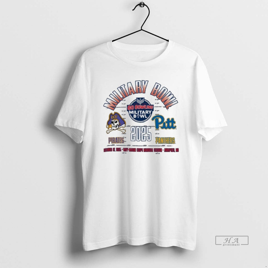 Official Pittsburgh Panthers Vs East Carolina Pirates 2025 Military Bowl Dueling Helmets T-Shirts, Hoodie, Sweatshirt - T-Shirt, Sweatshirt, Hoodie
