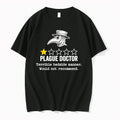 Official Plague Doctor One Star Terrible Bedside Manner Would Not Recommend T Shirts Unisex T-shirt, Sweatshirt, Hoodie, Long Sleeve Tee - T-Shirt, Sweatshirt, Hoodie