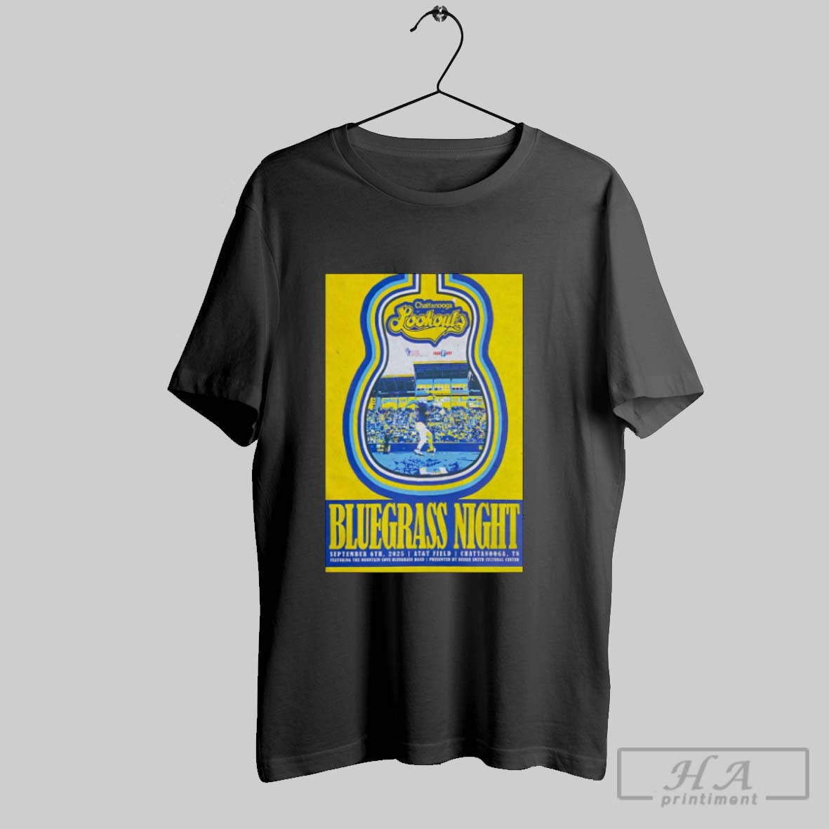 Official Poster Chattanooga Lookouts Bluegrass Night Concert September 6 2025 Att Field Chattanooga Tn - T-Shirt, Sweatshirt, Hoodie