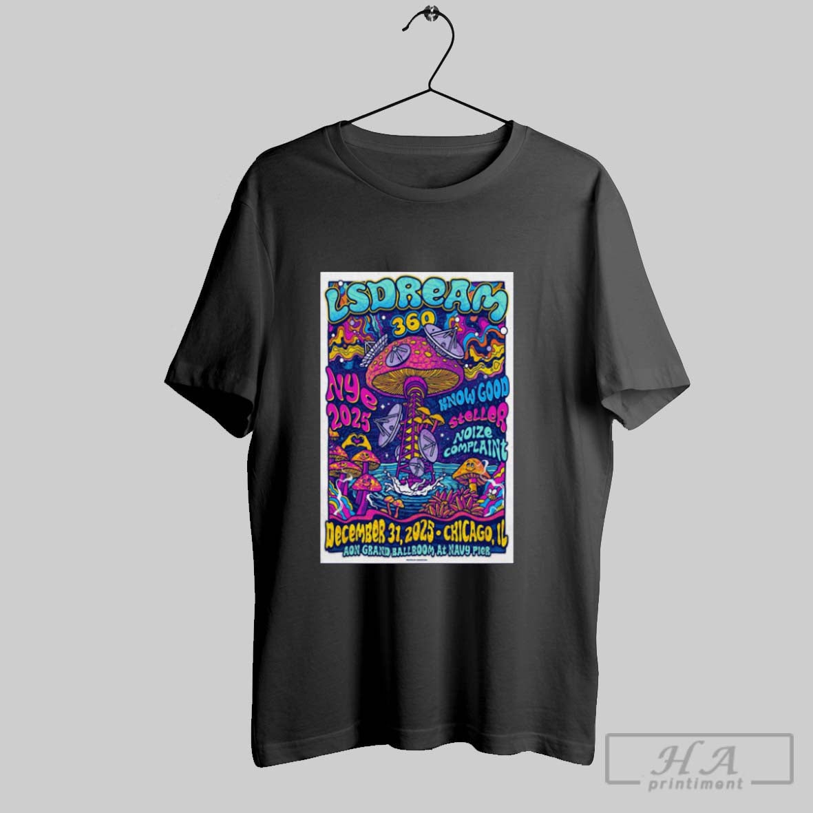 Official Poster Lsdream 360 Chicago Il Nye 2025 December 31 Aon Grand Ballroom At Navy Unisex T-shirt, Sweatshirt, Hoodie, Long Sleeve Tee - T-Shirt, Sweatshirt, Hoodie