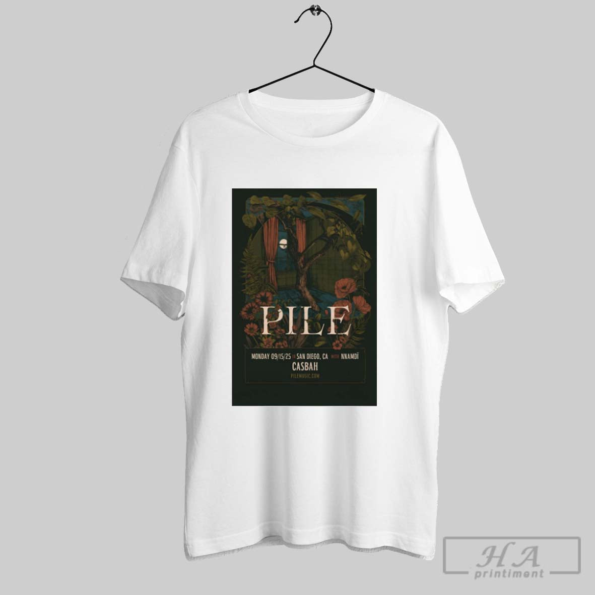 Official Poster Pile Monday September 15 2025 The Casbah In San Diego Ca Unisex T-shirt, Sweatshirt, Hoodie, Long Sleeve Tee - T-Shirt, Sweatshirt, Hoodie