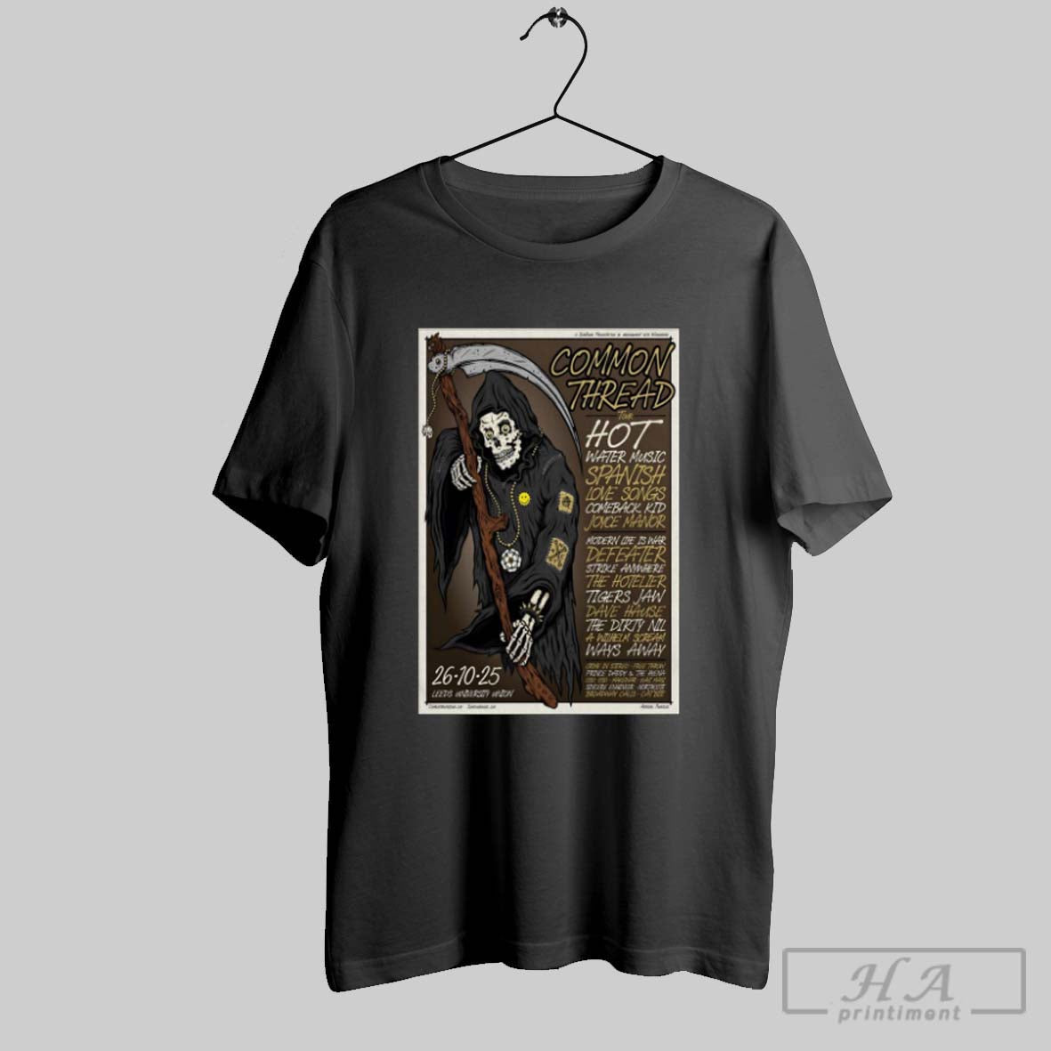 Official Poster The Common Thread Tour October 26 2025 Leeds University Union In Leeds Uk Unisex T-shirt, Sweatshirt, Hoodie, Long Sleeve Tee - T-Shirt, Sweatshirt, Hoodie