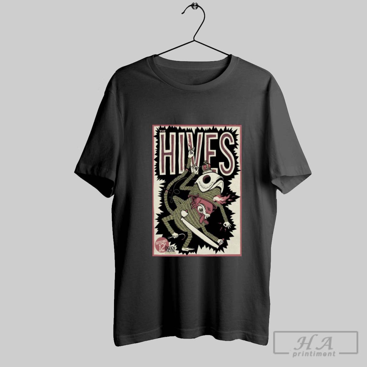 Official Poster The Hives Ogden Theatre In Denver Co September 12 2025 Unisex T-shirt, Sweatshirt, Hoodie, Long Sleeve Tee - T-Shirt, Sweatshirt, Hoodie