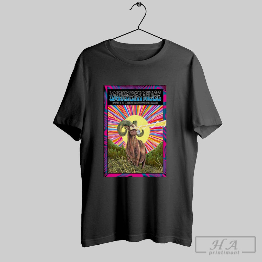 Official Poster Umphreys Mcgee September 12 13 2025 Mishawaka Amphitheatre In Bellvue Co Unisex T-shirt, Sweatshirt, Hoodie, Long Sleeve Tee - T-Shirt, Sweatshirt, Hoodie