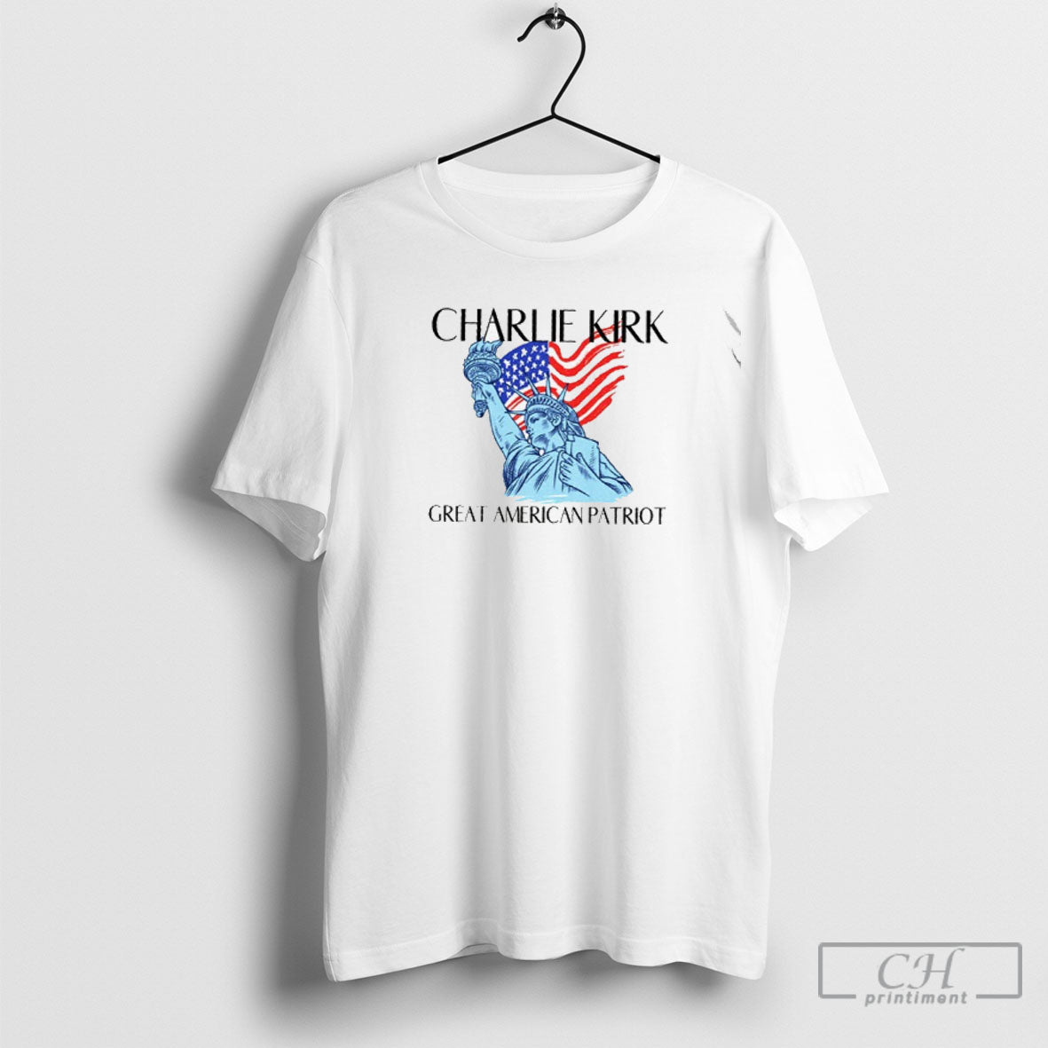 Official Pray For Charlie Kirk Great American Patriot Flag Shirt Unisex T-shirt, Sweatshirt, Hoodie, Long Sleeve Tee - T-Shirt, Sweatshirt, Hoodie