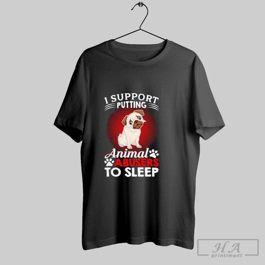 Official Recue Dog Lover I Support Putting Animal Abusers To Sleep Unisex T-shirt, Sweatshirt, Hoodie, Long Sleeve Tee - T-Shirt, Sweatshirt, Hoodie