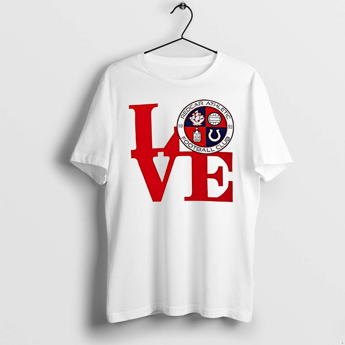 Official Redcar Athletic Football Club Love Est 1993 T Shirts Jpg Unisex T-shirt, Sweatshirt, Hoodie, Long Sleeve Tee - T-Shirt, Sweatshirt, Hoodie