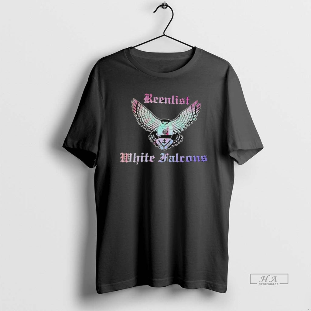 Official Reenlist White Falcons Lets Go T-Shirts, Hoodie, Sweatshirt - T-Shirt, Sweatshirt, Hoodie