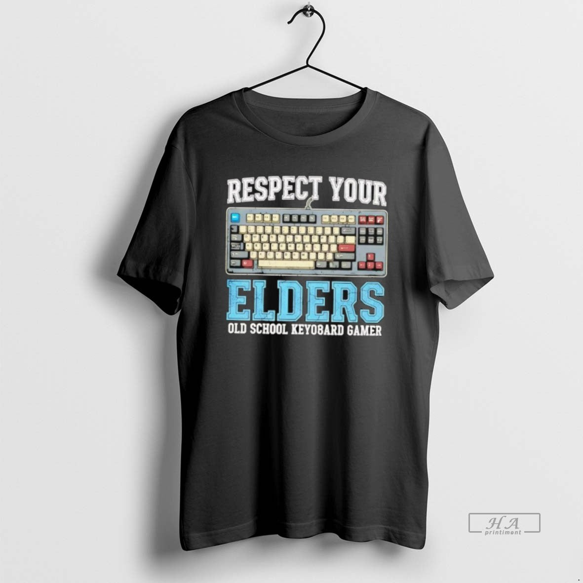 Official Respect Your Elders Old School Keyboard Gamer T-Shirts, Hoodie, Sweatshirt - T-Shirt, Sweatshirt, Hoodie