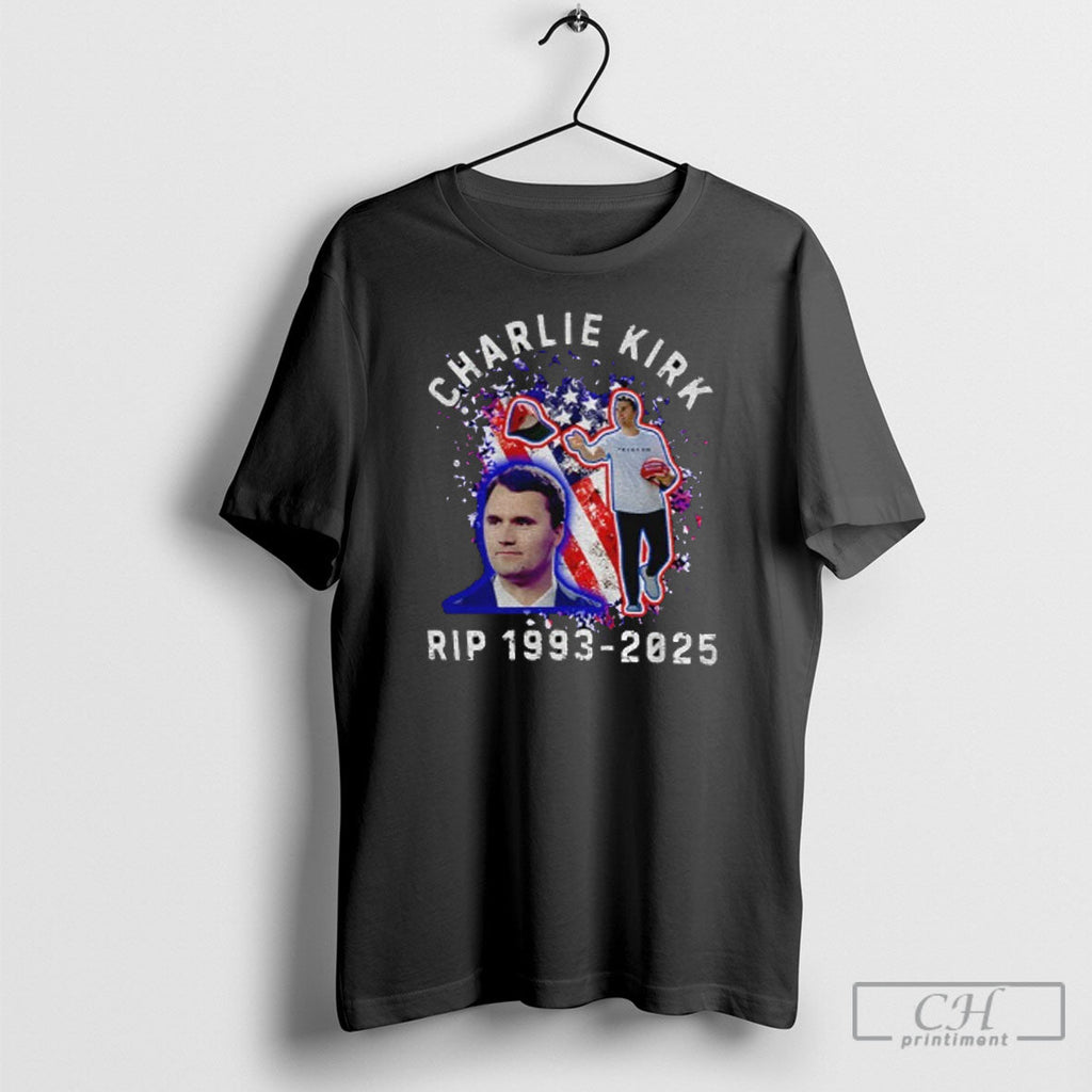 Official Rest In Peace Charlie Kirk Rip 1993 2025 Shirt Unisex T-shirt, Sweatshirt, Hoodie, Long Sleeve Tee - T-Shirt, Sweatshirt, Hoodie