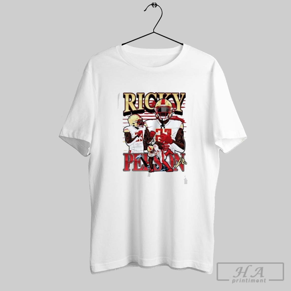 Official Ricky Person Jr Graphic Birmingham Stallions Unisex T-shirt, Sweatshirt, Hoodie, Long Sleeve Tee - T-Shirt, Sweatshirt, Hoodie