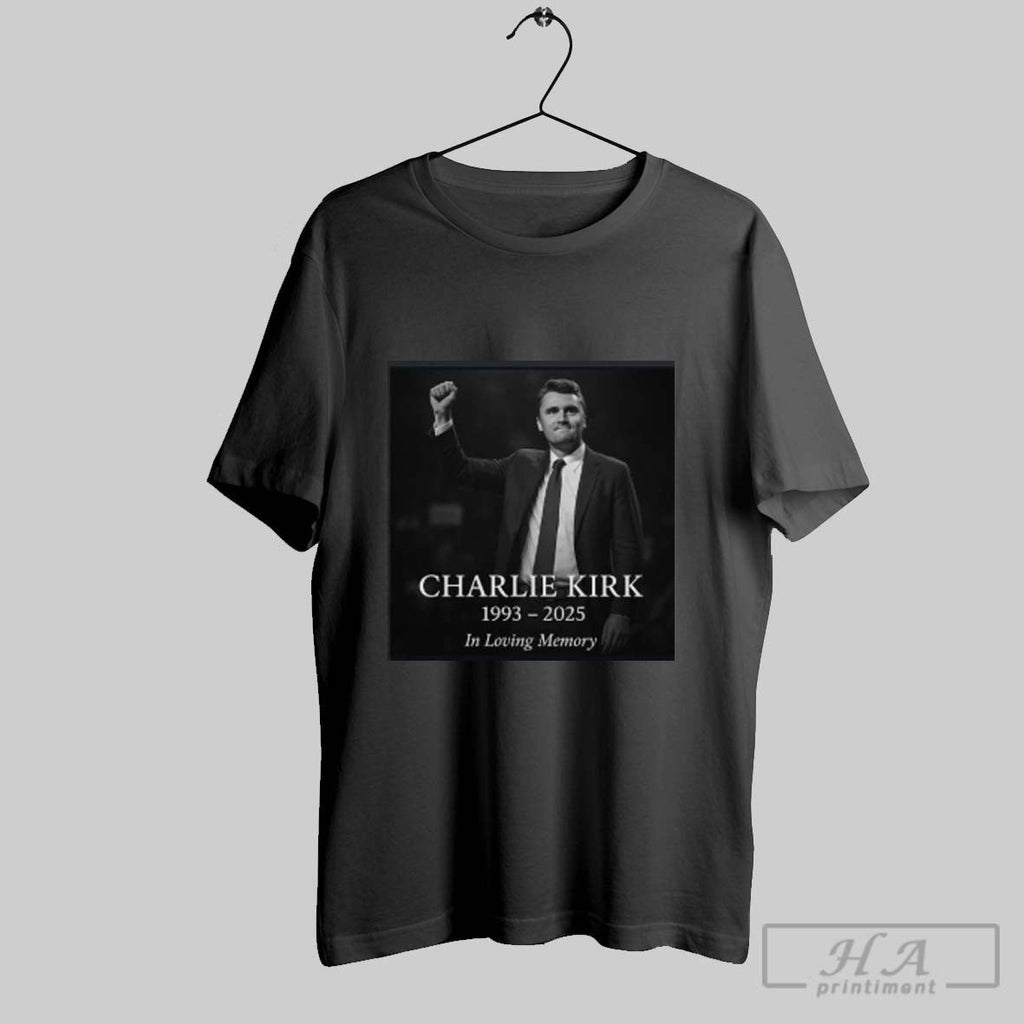 Official Rip Charlie Kirk In Loving Memory 1993 2025 Unisex T-shirt, Sweatshirt, Hoodie, Long Sleeve Tee - T-Shirt, Sweatshirt, Hoodie
